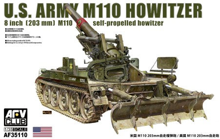 AFV Club 35110 1/35 US Army M110 203mm 8-inch Self-Propelled Howitzer