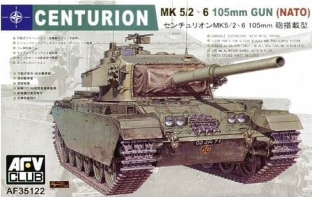 AFV Club 35122 1/35 NATO Centurion Mk 5/2 Mk 6 Tank w/105mm Gun