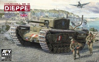 AFV Club 35176 1/35 British Churchill Mk III Dieppe Tank