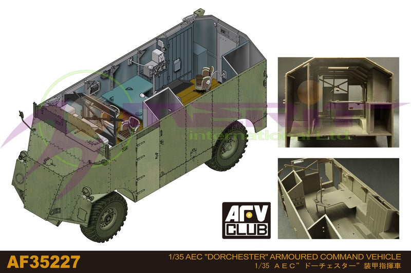 AFV Club 35227 1/35 AEC Dorchester Armored Command Vehicle