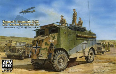 AFV Club 35235 1/35 Rommel's Mammoth DAK AEC Armored Command Car