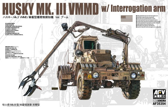 AFV Club 35354 1/35 Husky Mk III Vehicle Mounted Mine Detector (VMMD) w/Interrogation Arm