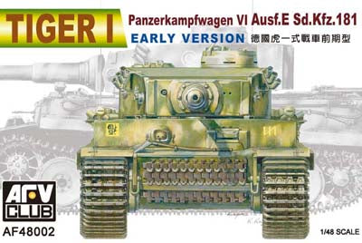 AFV Club 48002 1/48 Tiger I PzKpfw VI Ausf E SdKfz 181 Early Tank