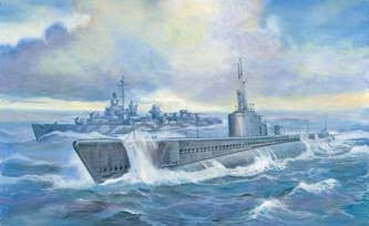 AFV Club 73510 1/350 USS Gato Class Submarine 1942