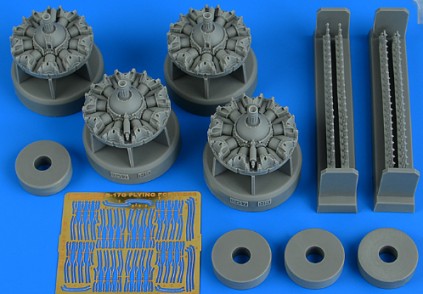 Aires 4805 1/48 B17G Flying Fortress Engine Set For HKM