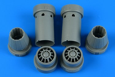 Aires 4859 1/48 F/A18E/F Super Hornet Exhaust Nozzles Opened For MGK (Resin)