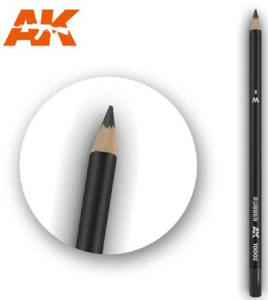 AK Interactive 10002 Weathering Pencils: Rubber (5/Bx)
