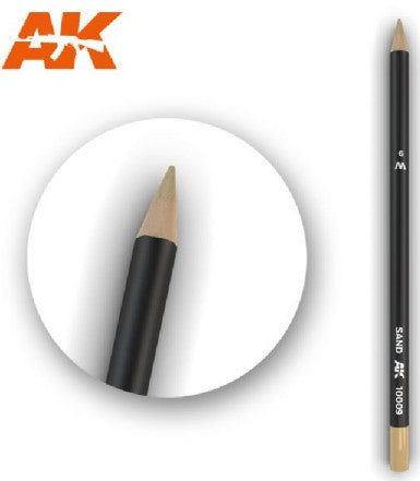 AK Interactive 10009 Weathering Pencils: Sand (5/Bx)