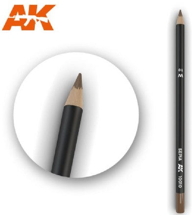 AK Interactive 10010 Weathering Pencils: Sepia (5/Bx)