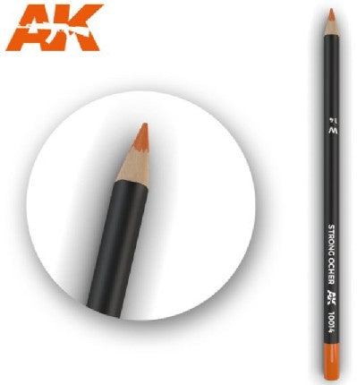 AK Interactive 10014 Weathering Pencils: Strong Ocher (5/Bx)
