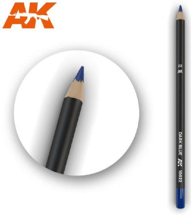 AK Interactive 10022 Weathering Pencils: Dark Blue (5/Bx)