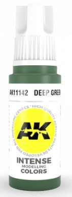 AK Interactive 11142 Deep Green 3G Acrylic Paint 17ml Bottle
