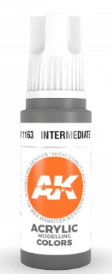 AK Interactive 11163 Intermediate Blue 3G Acrylic Paint 17ml Bottle