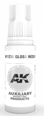 AK Interactive 11235 Gloss Medium 3G Acrylic Paint 17ml Bottle