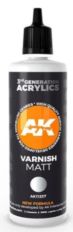 AK Interactive 11237 Matt 3G Acrylic Varnish 100ml Bottle