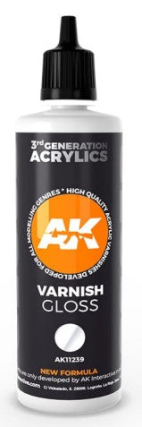 AK Interactive 3rd Generation Black Primer 100 ml AK11242