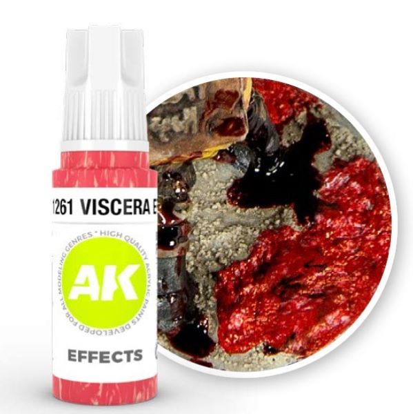 AK Interactive 11261 Viscera Effect 3G Acrylic Paint 17ml Bottle
