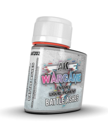 AK Interactive 1202 Wargame: Battle Ashes Liquid Pigment Enamel 35ml Bottle