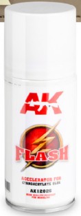 AK Interactive 12026 Flash Accelerator for Cyanoacrylate Glue 150ml Spray