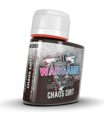 AK Interactive 1203 Wargame: Chaos Dirt Liquid Pigment Enamel 35ml Bottle