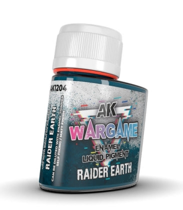 AK Interactive 1204 Wargame: Raider Earth Liquid Pigment Enamel 35ml Bottle