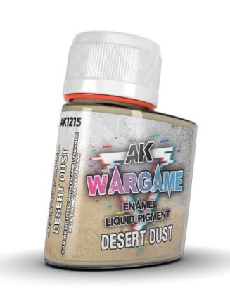 AK Interactive 1215 Wargame: Desert Dust Liquid Pigment Enamel 35ml Bottle