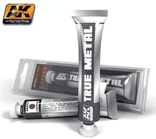 AK Interactive 454 True Metal: Copper Wax Paint 20ml Tube