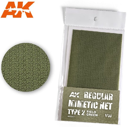 AK Interactive 8067 Camouflage Net Type 2 Field Green