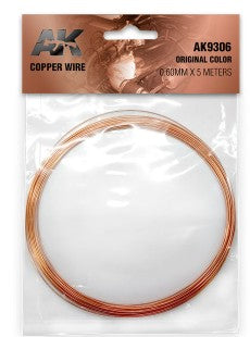 AK Interactive 9306 Copper Wire 0.60mm x 5 meters