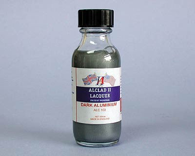 Alclad II 103 1oz. Bottle Dark Aluminum Lacquer