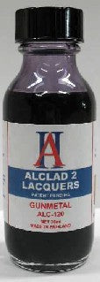 Alclad II 120 1oz. Bottle Gun Metal Lacquer