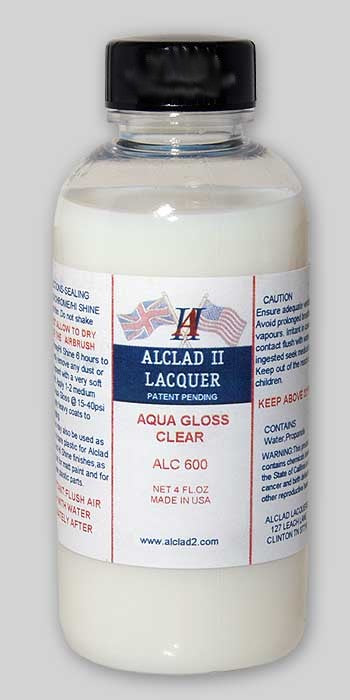Alclad II 600 4oz. Bottle Aqua Acrylic Gloss Varnish