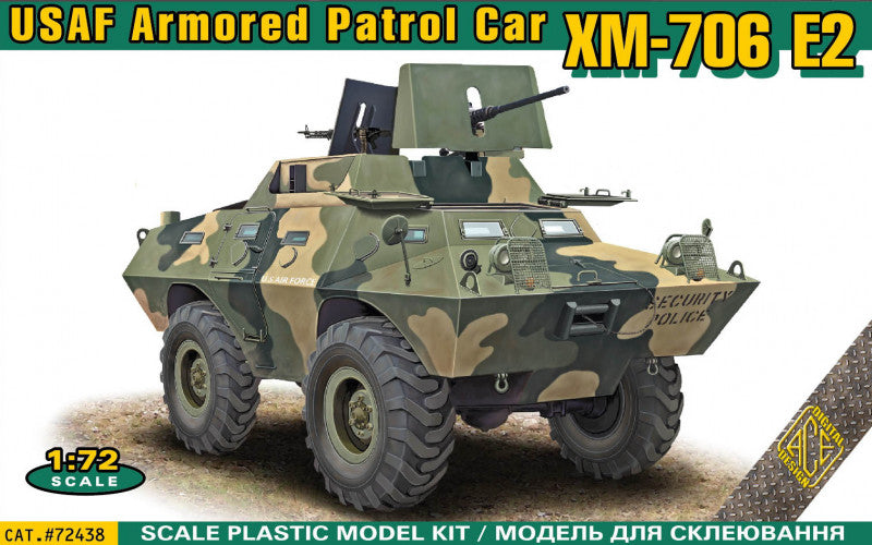 Ace Plastic Models 72438 1/72 XM706E2 USAF Armored Patrol Car
