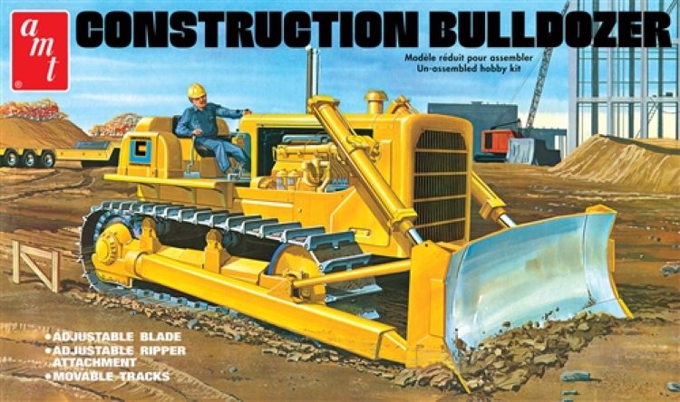AMT Model Kits 1086 1/25 Construction Bulldozer