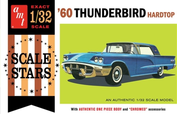 AMT Model Kits 1135 1/32 1960 Ford Thunderbird Hardtop (D)