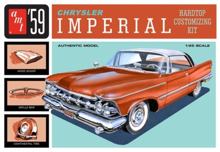 AMT Model Kits 1136 1/25 1959 Chrysler Imperial Customizing Car