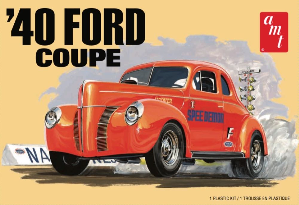 AMT Model Kits 1141 1/25 1940 Ford Coupe Car