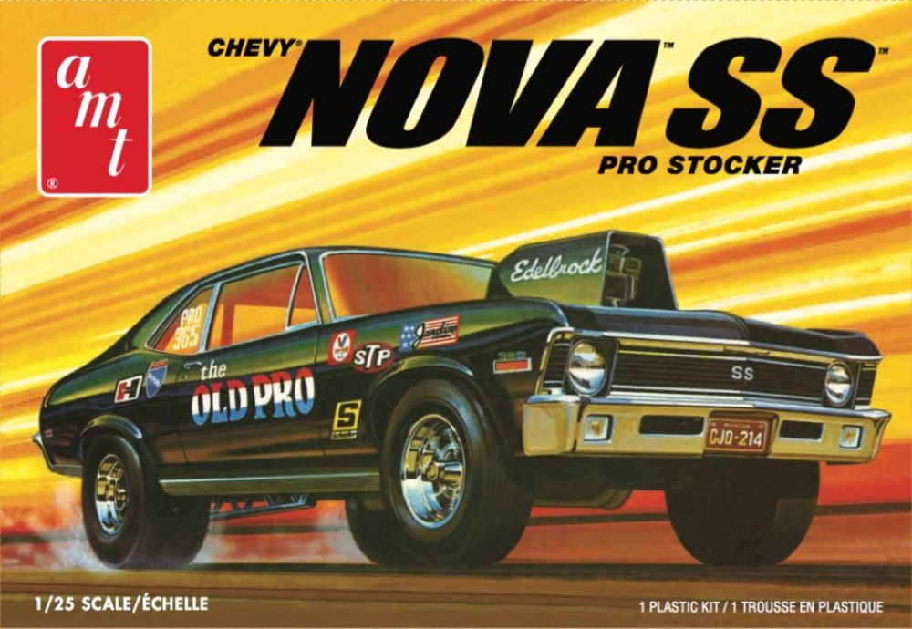 AMT Model Kits 1142 1/25 Chevy Nova SS Pro Stocker Race Car