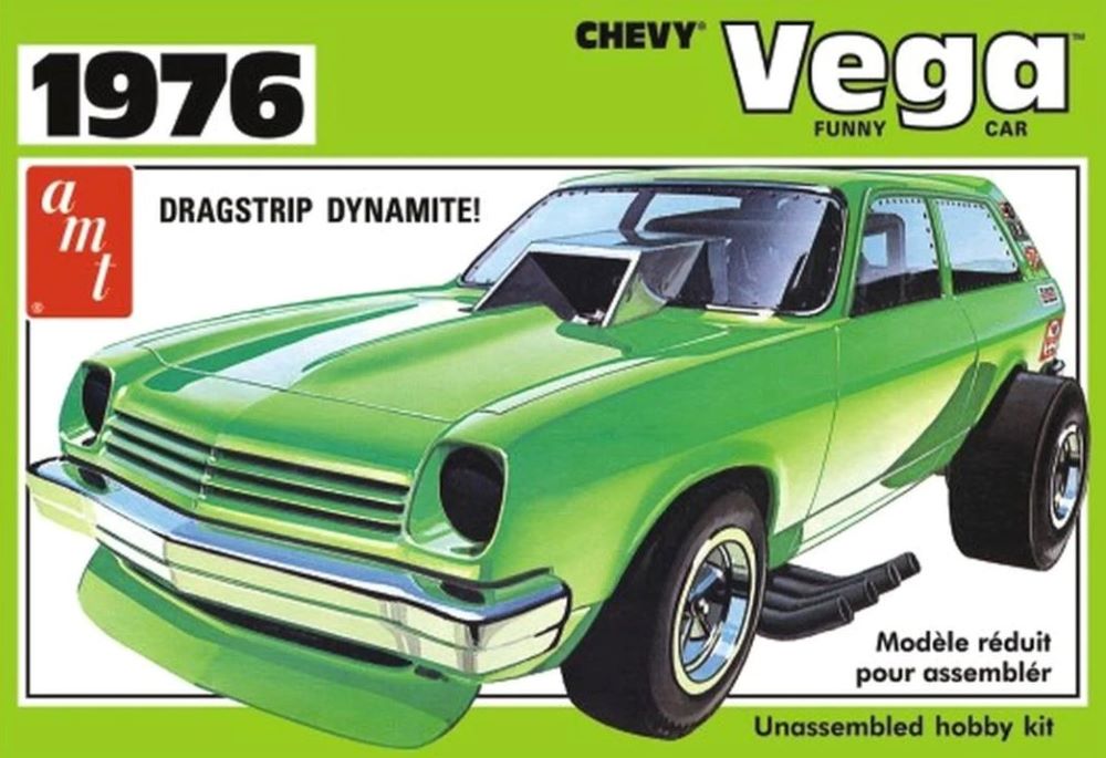 AMT Model Kits 1156 1/25 1976 Chevy Vega Funny Car