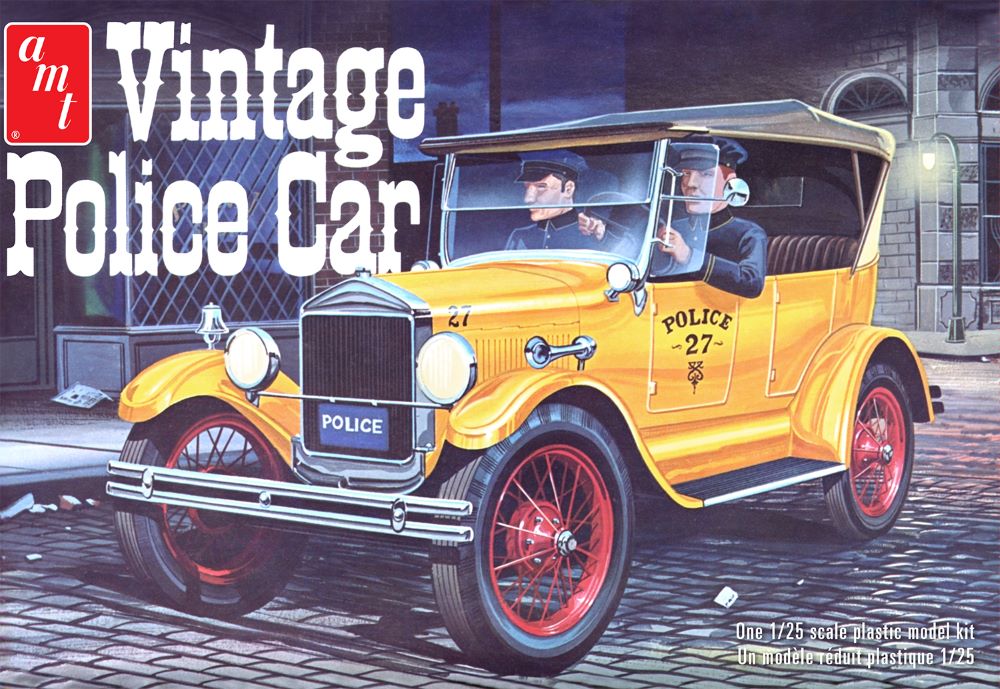 AMT Model Kits 1182 1/25 1927 Ford T Vintage Police Car