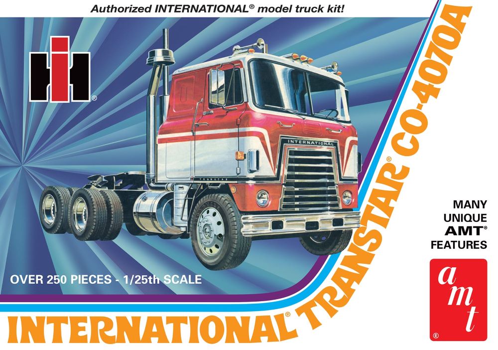 AMT Model Kits 1203 1/25 International Transtar CO-4070A Semi Tractor Cab