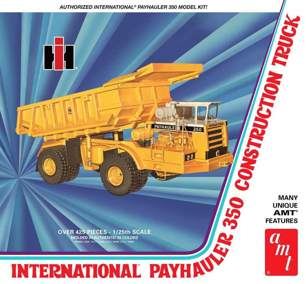 AMT Model Kits 1209 1/25 International Payhauler 350 Construction Dump Truck