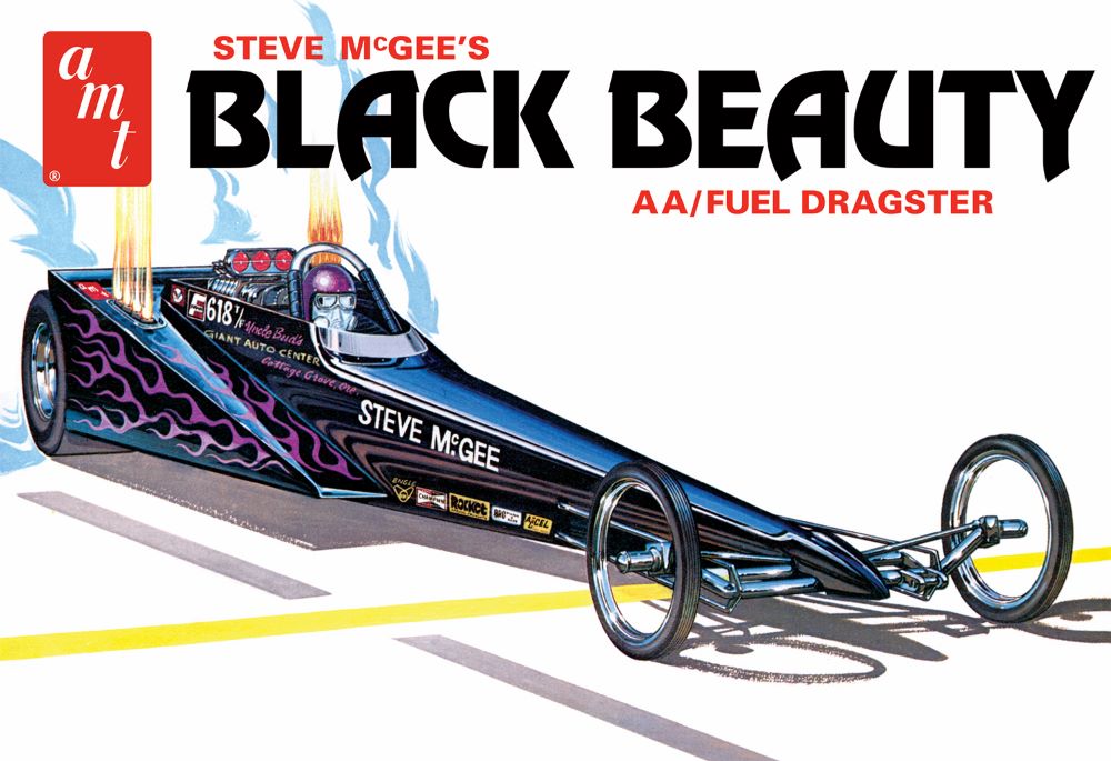 AMT Model Kits 1214 1/25 Steve McGee's Black Beauty AA/Fuel Dragster