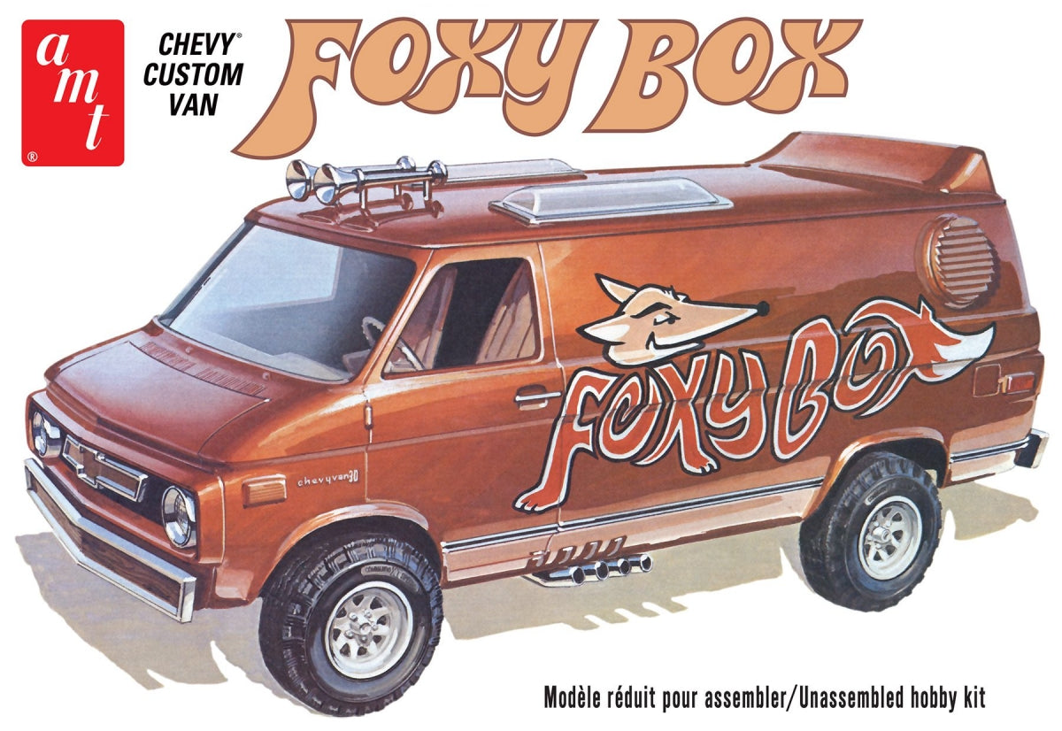 AMT Model Kits 1265 1/25 Foxy Box 1975 Chevy Custom Van