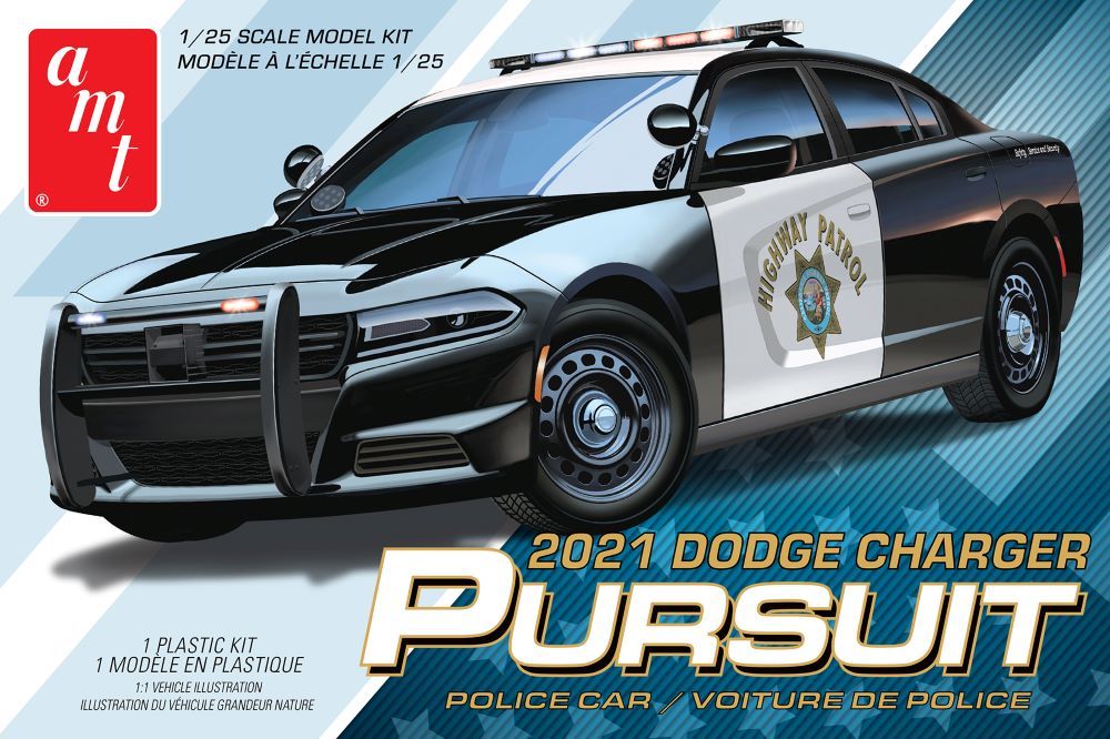 AMT Model Kits 1324 1/25 2021 Dodge Charger Police Pursuit