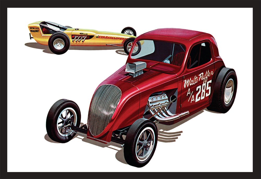 AMT Model Kits 1380 1/25 Fiat Double Dragster