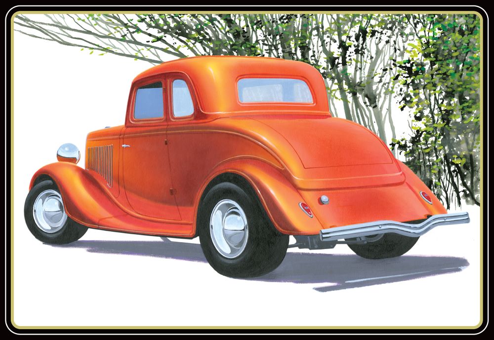 AMT Model Kits 1384 1/25 1934 Ford 5-Window Coupe Street Rod