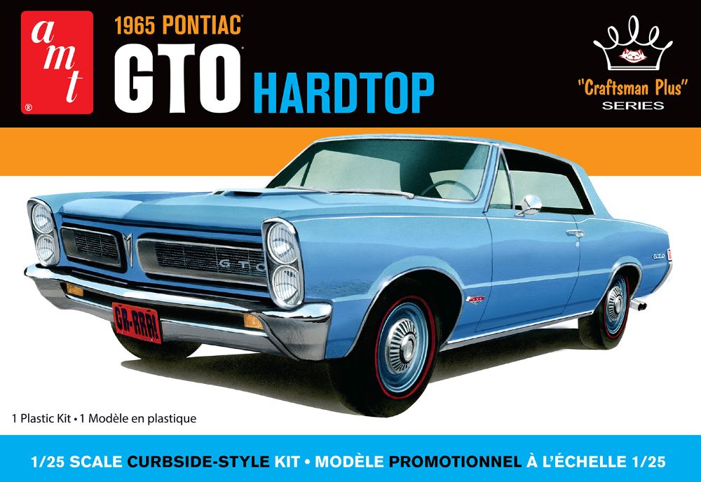 AMT Model Kits 1410 1/25 1965 Pontiac GTO Hardtop Craftsman Plus Series