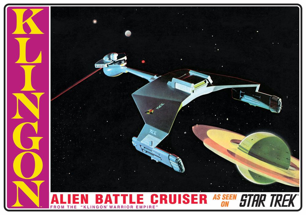 AMT Model Kits 1428 1/650 Star Trek Klingon Warrior Empire Alien Battle Cruiser
