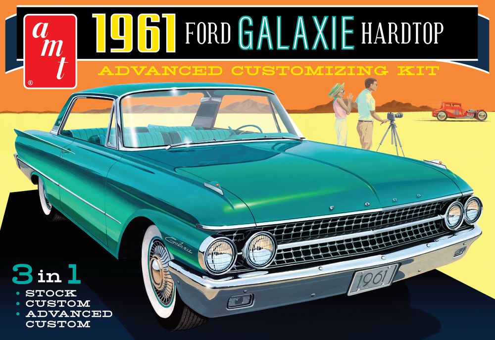 AMT Model Kits 1430 1/25 1961 Ford Galaxie Hardtop (3 in 1)